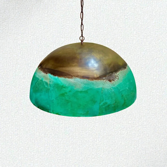 Copper Dome Pendant Light