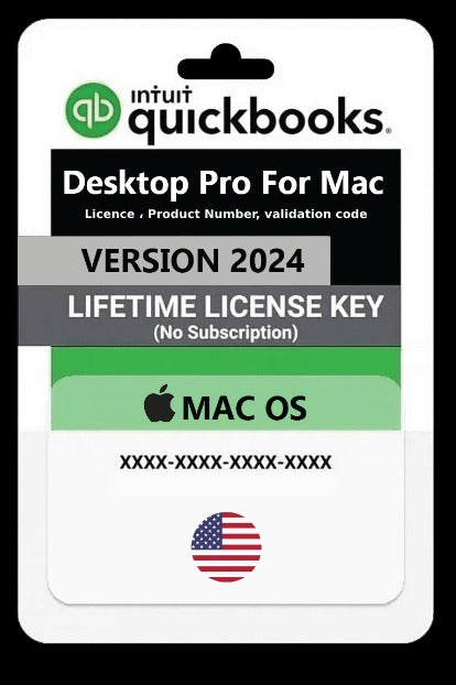 QuickBooks Mac Desktop 2024 Lifetime License – 1 User macOS