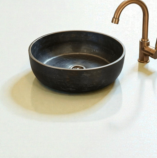 Black Copper Bathroom Sink