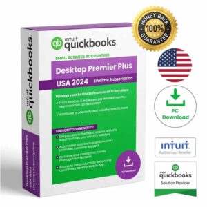 QuickBooks Desktop Premier Plus 2024 – 1 User USA Windows PC Download